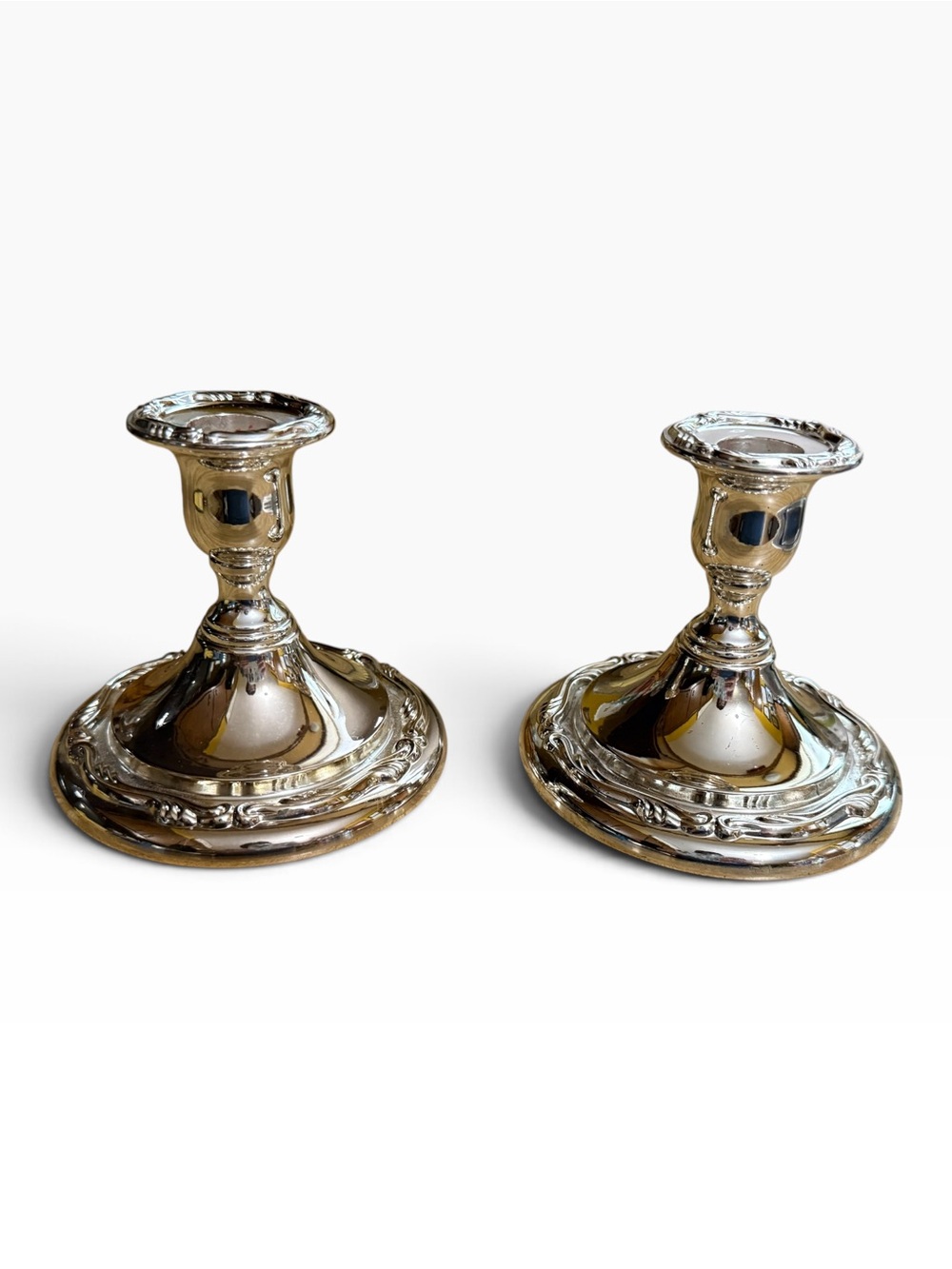 Oneida Royal Provincial Silverplate Candlesticks